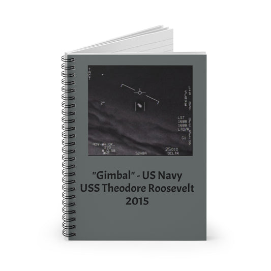 "Gimbal" Spiral 6" Notebook - Ruled Line