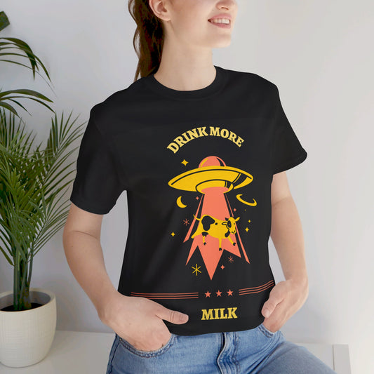 Drink More Milk Soft Unisex Jersey Tee