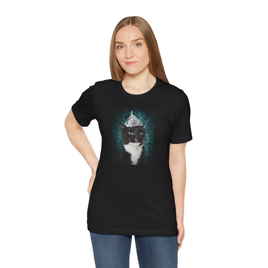 Tin Foil Cat Soft Unisex Jersey Short Sleeve Tee