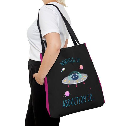Worthless Cat AOP Tote Bag