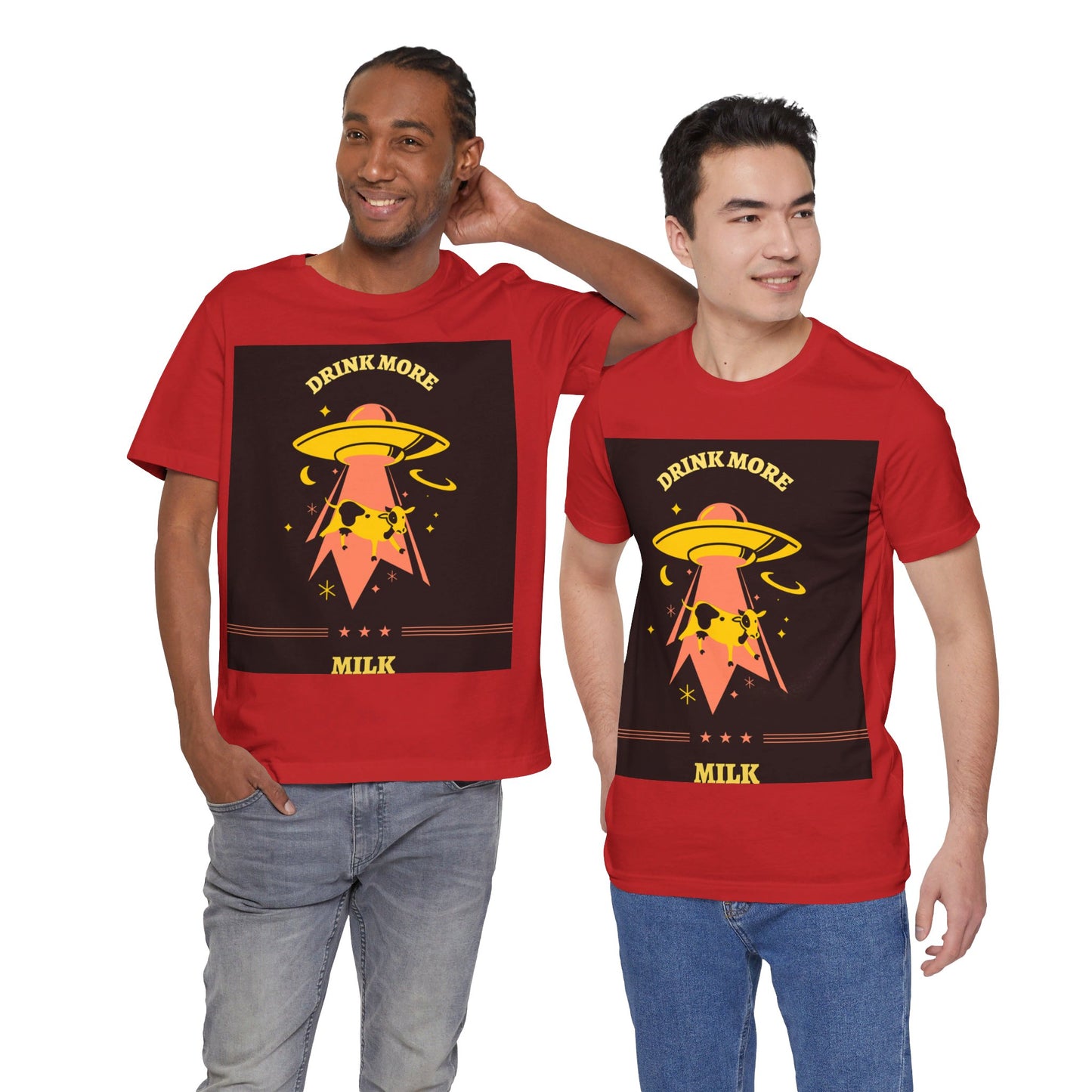 Drink More Milk Soft Unisex Jersey Tee