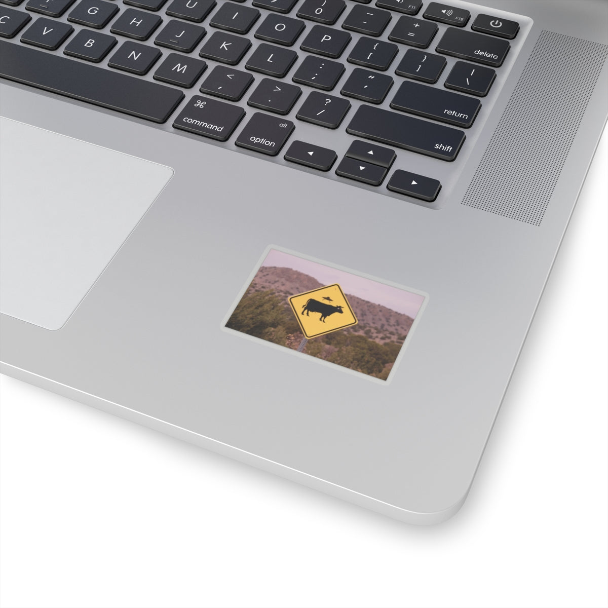 Cow/UFO Kiss-Cut Stickers