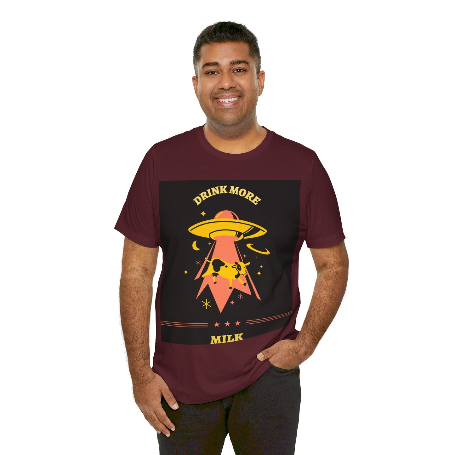 Drink More Milk Soft Unisex Jersey Tee