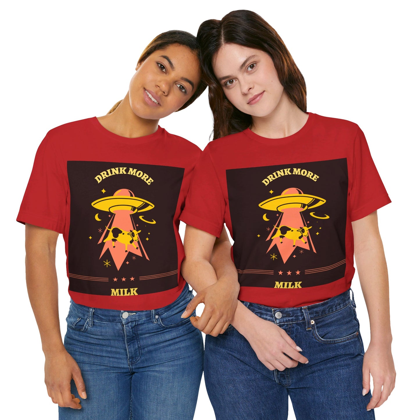 Drink More Milk Soft Unisex Jersey Tee