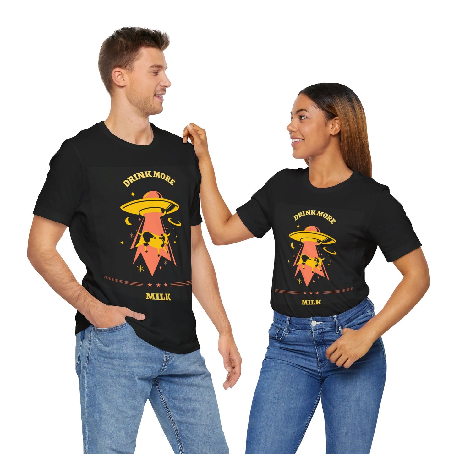 Drink More Milk Soft Unisex Jersey Tee