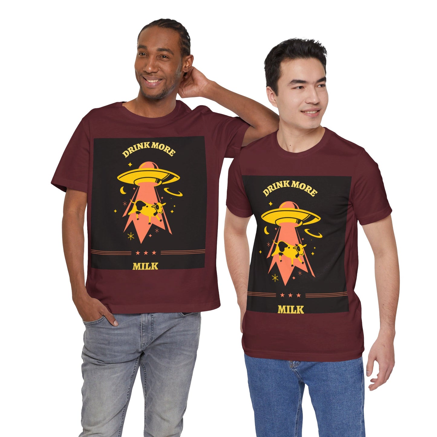 Drink More Milk Soft Unisex Jersey Tee