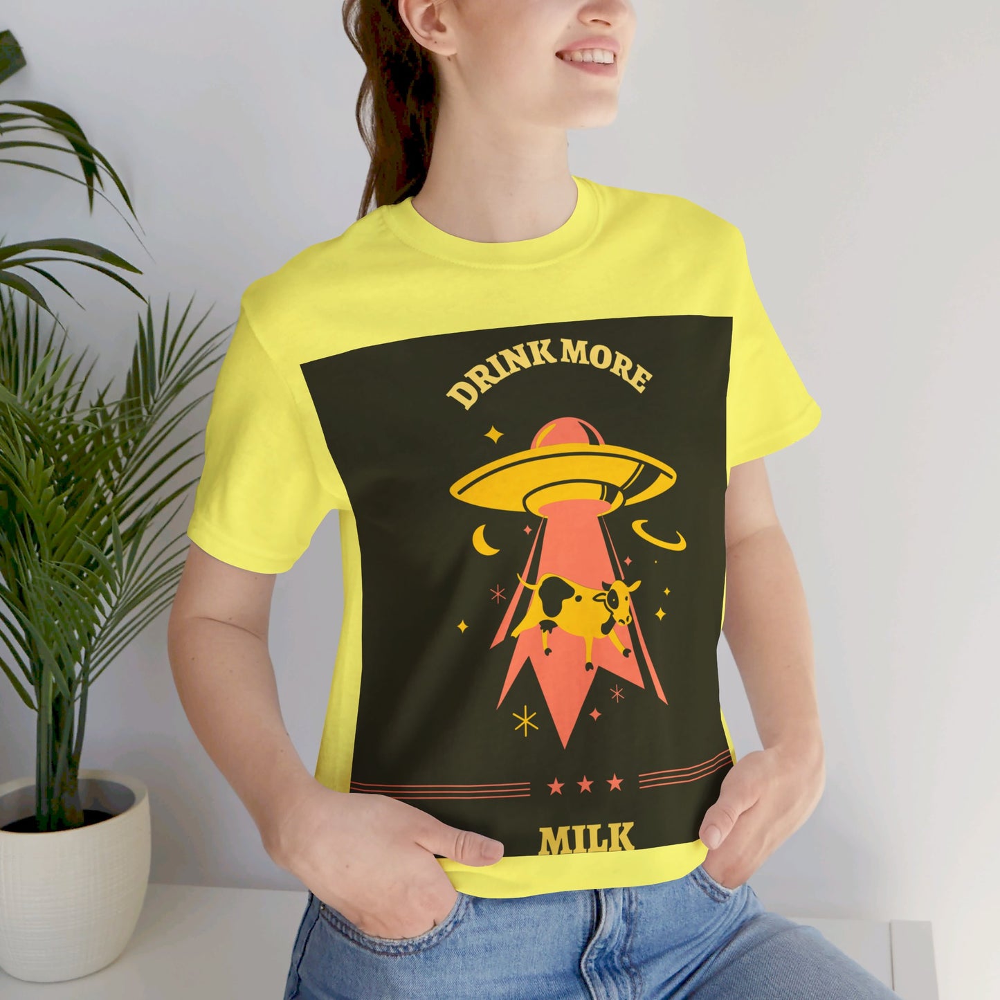 Drink More Milk Soft Unisex Jersey Tee