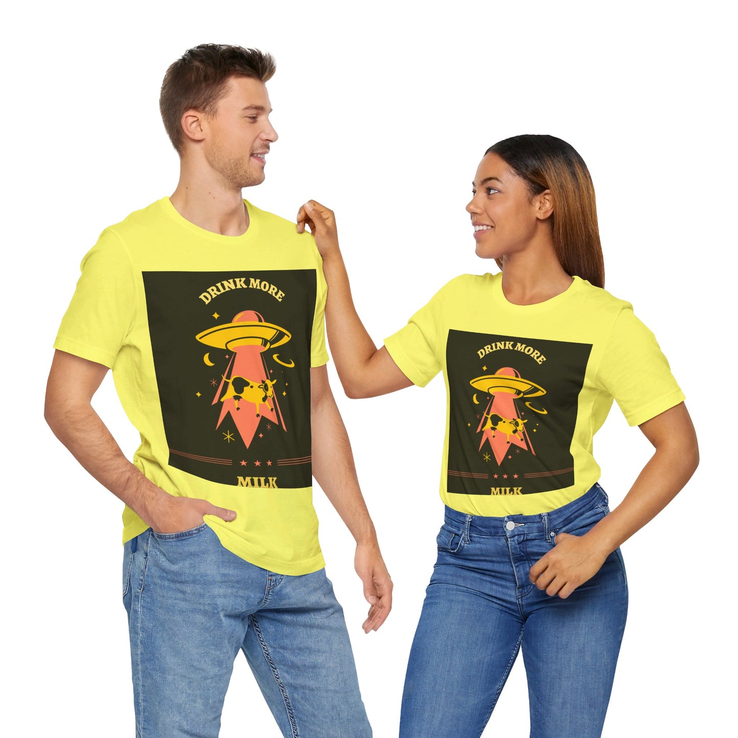 Drink More Milk Soft Unisex Jersey Tee