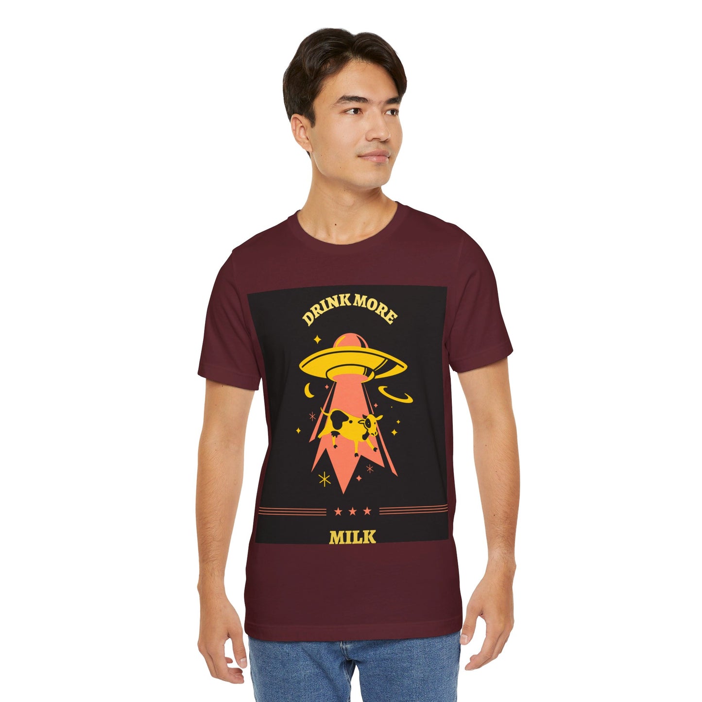 Drink More Milk Soft Unisex Jersey Tee