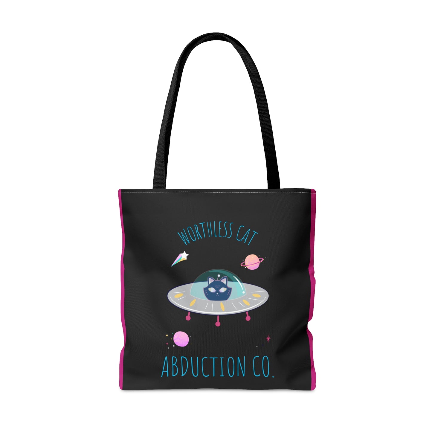 Worthless Cat AOP Tote Bag