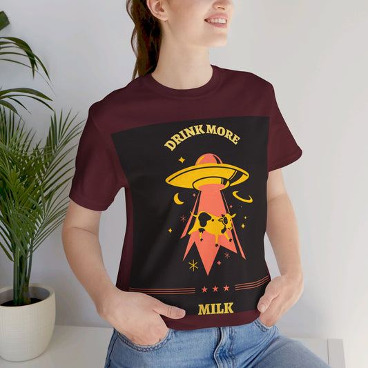 Drink More Milk Soft Unisex Jersey Tee
