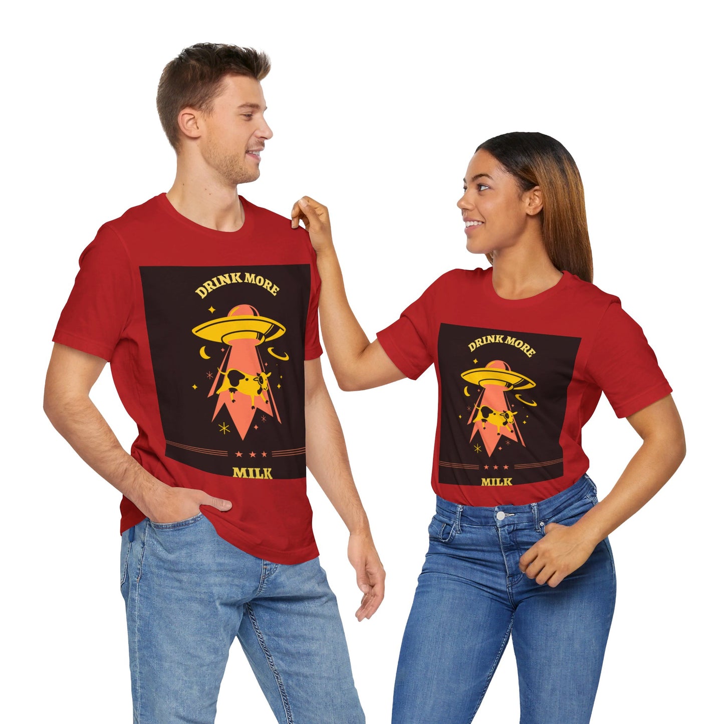 Drink More Milk Soft Unisex Jersey Tee