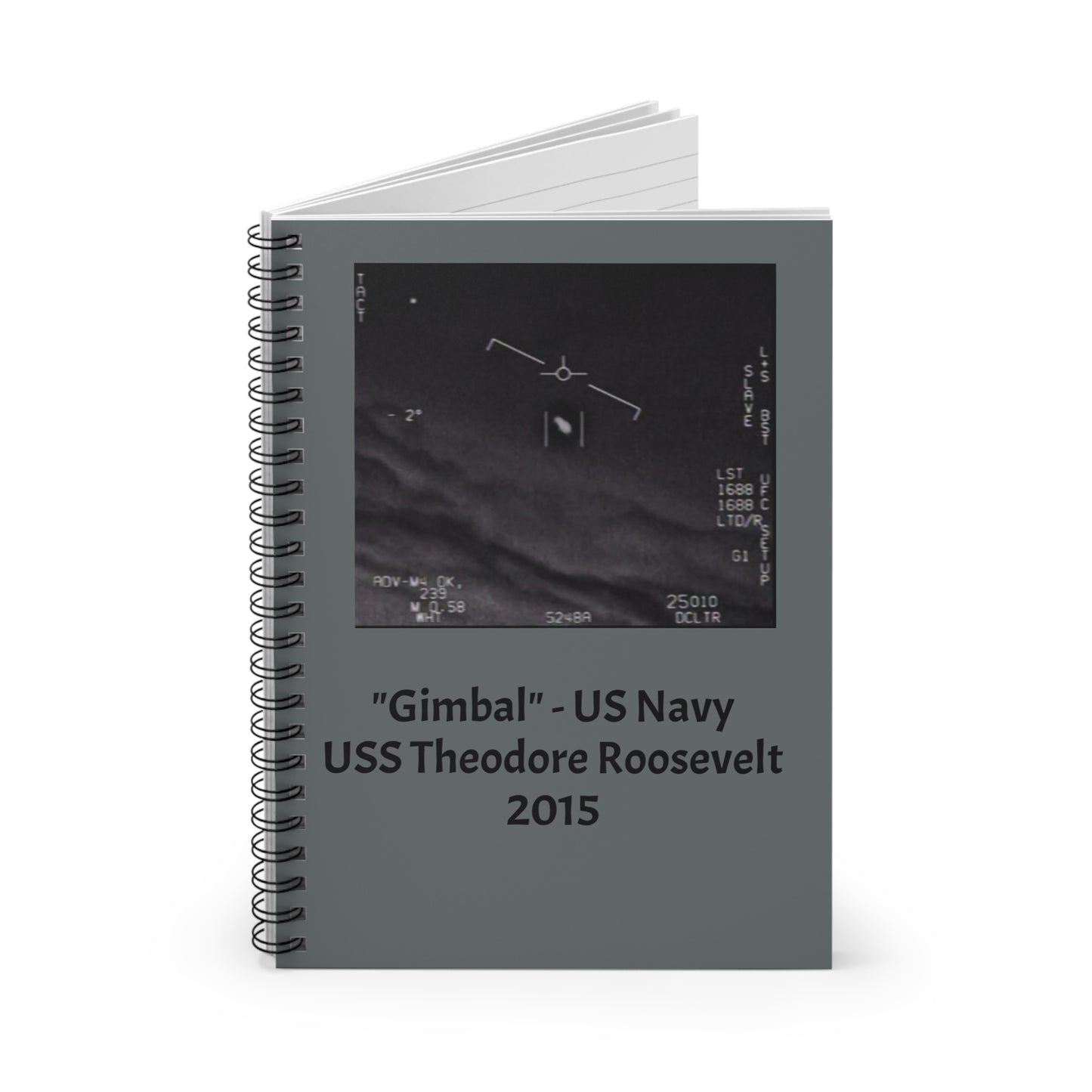 "Gimbal" Spiral 6" Notebook - Ruled Line