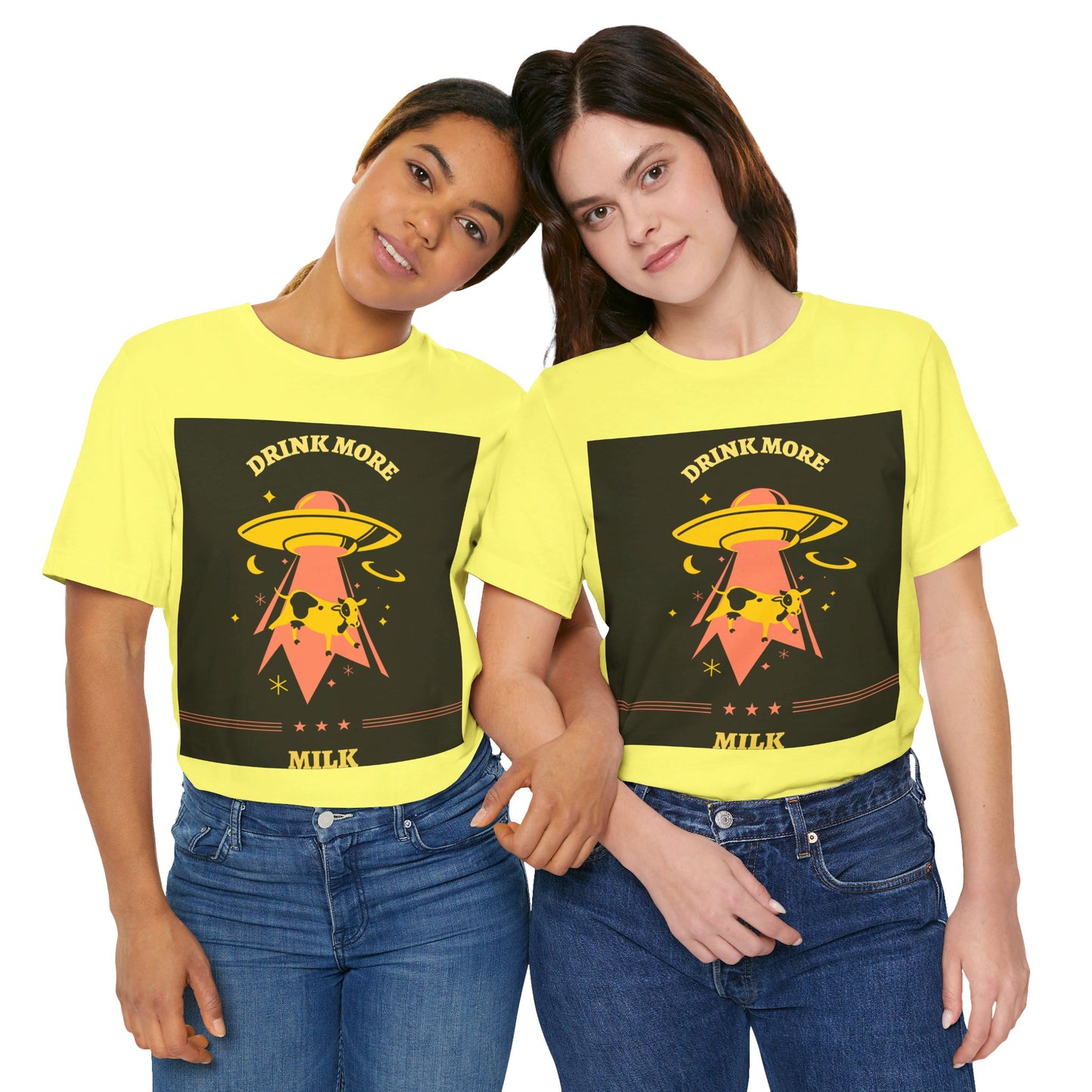 Drink More Milk Soft Unisex Jersey Tee