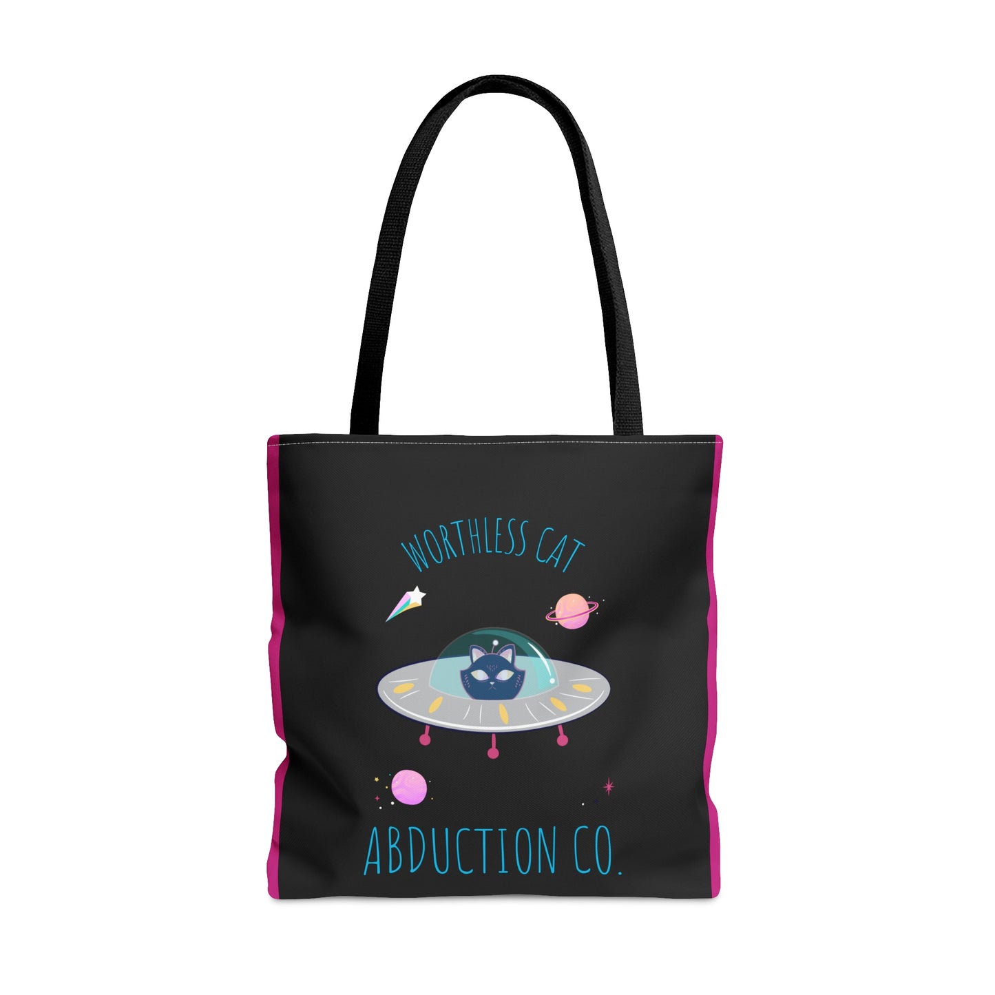 Worthless Cat AOP Tote Bag
