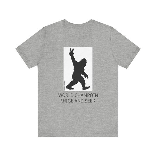 Big Foot World Champion- Soft Unisex Jersey Tee