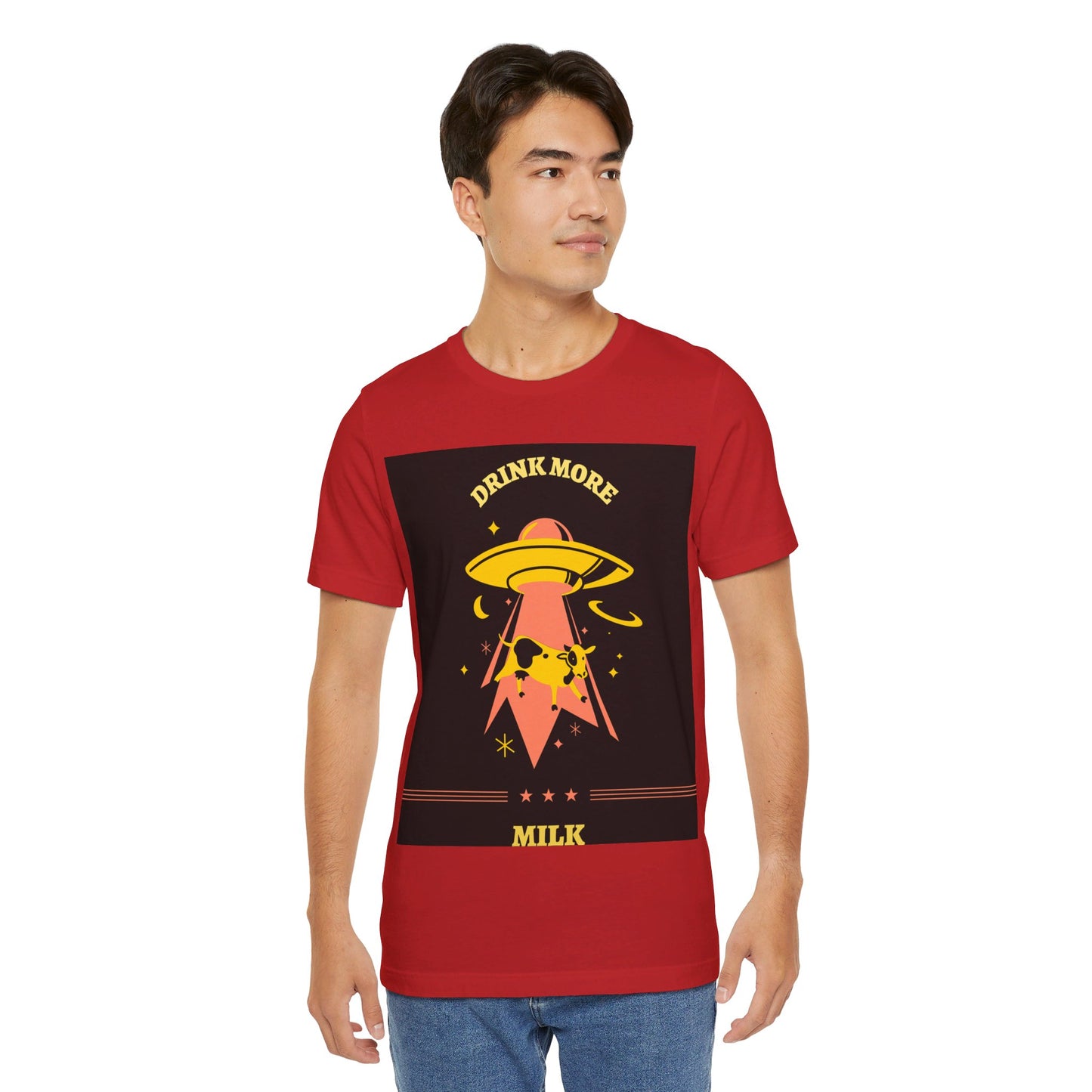 Drink More Milk Soft Unisex Jersey Tee
