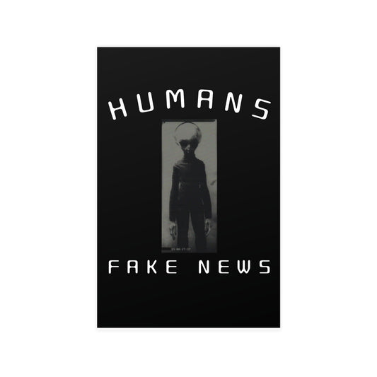Humans Fake News Poster