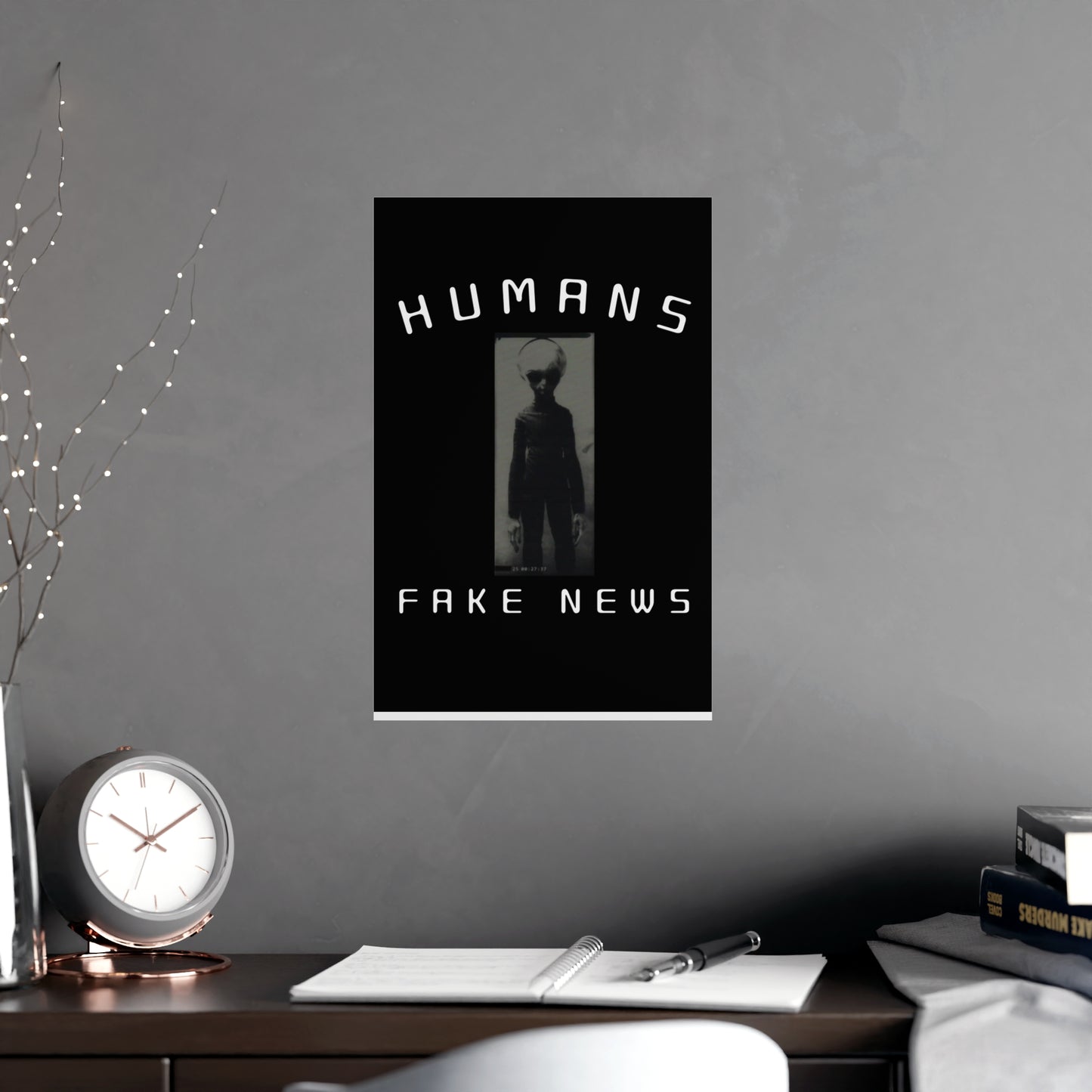 Humans Fake News Poster