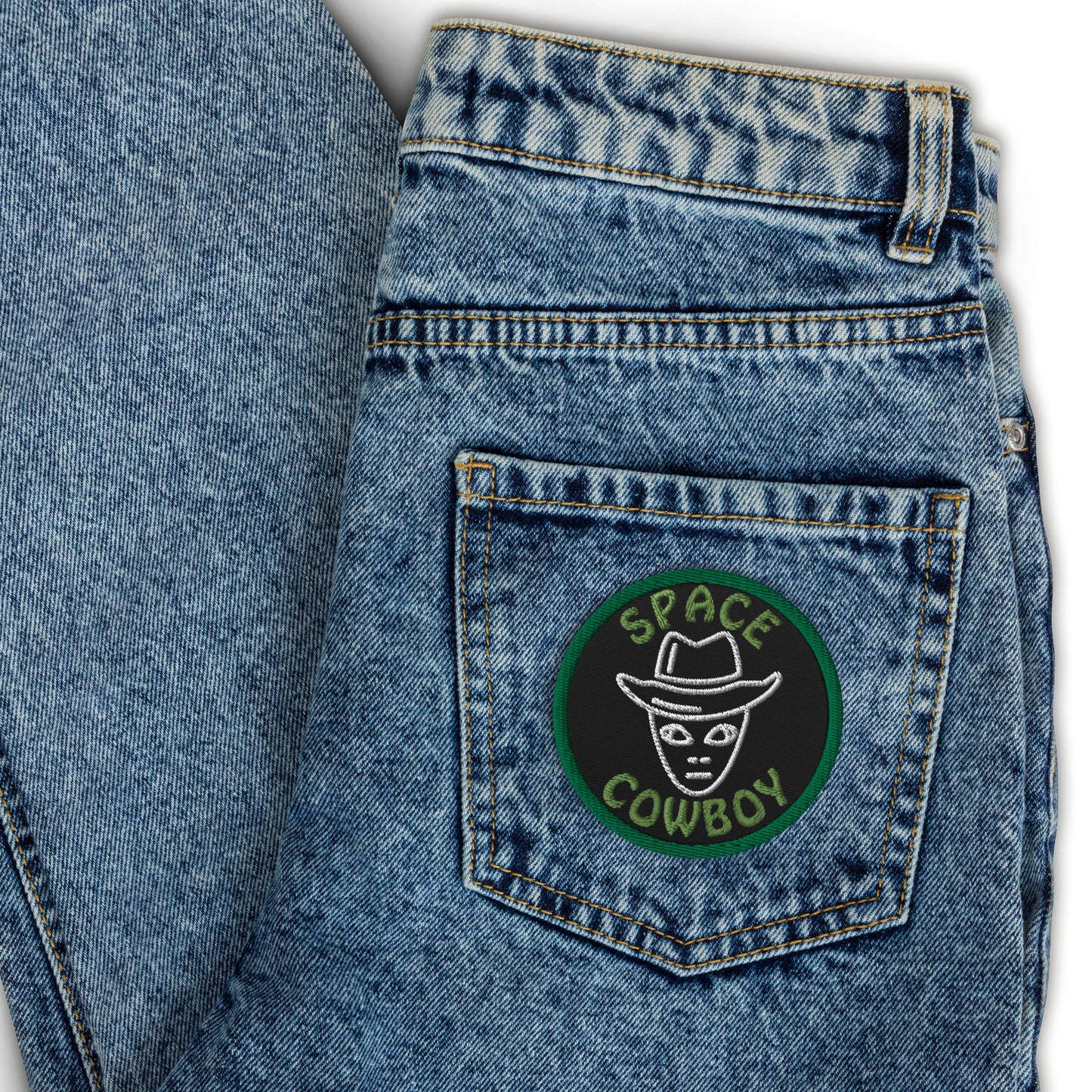 Space Cowboy Embroidered patch